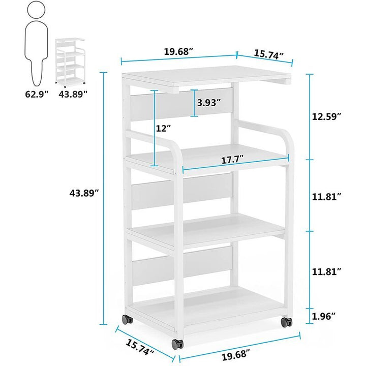 Alvaro Kitchen Moving Trolley Organizer Rack | Furniture | Waseeh Pakistan