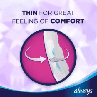 Always Diamonds Ultra Thin Sanitary Pads, Long, Single Pack | Mix &amp; Match | Waseeh Pakistan