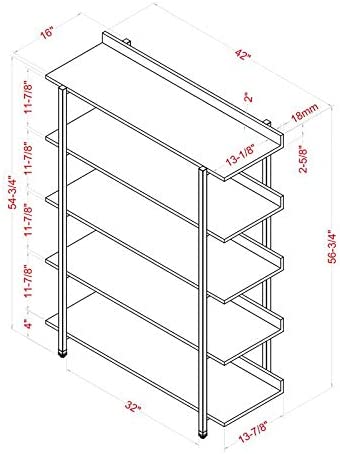 American Teviot Bedroom Living Bookcase Shelve Storage Rack Decor | Furniture | Waseeh Pakistan