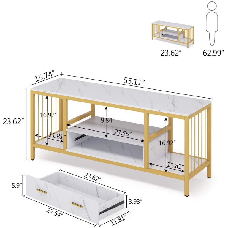 Antechamber LED Lounge Living Room Console Drawer Table | Furniture | Waseeh Pakistan