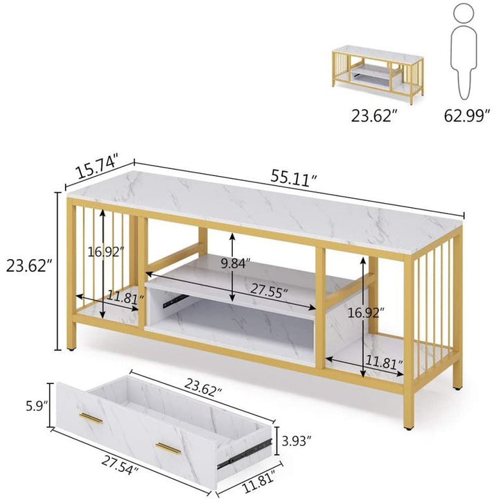 Antechamber LED Lounge Living Room Console Drawer Table | Furniture | Waseeh Pakistan