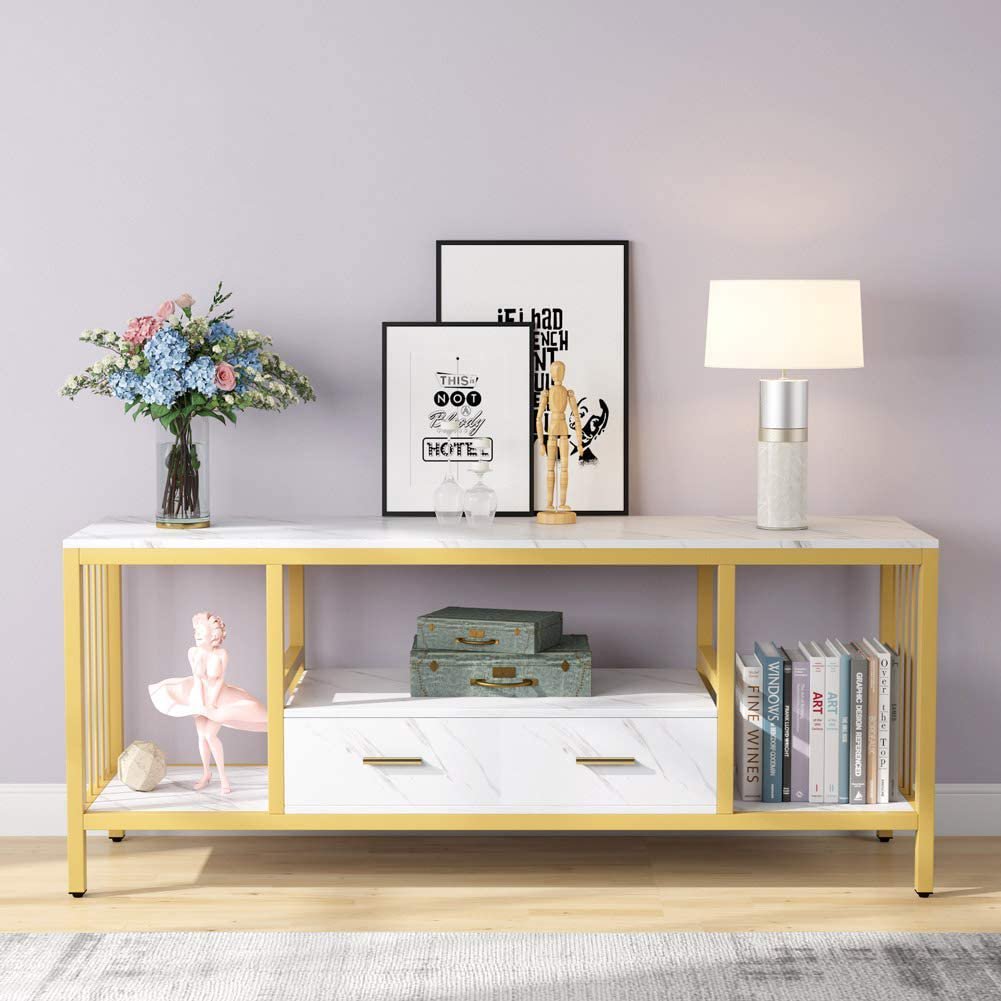 Antechamber LED Lounge Living Room Console Drawer Table | Furniture | Waseeh Pakistan