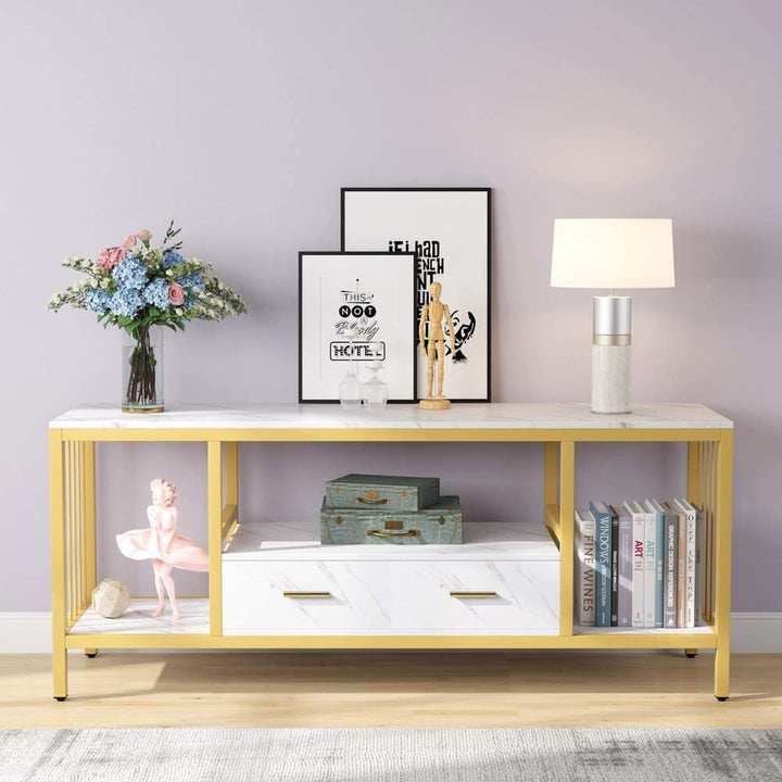 Antechamber LED Lounge Living Room Console Drawer Table | Furniture | Waseeh Pakistan