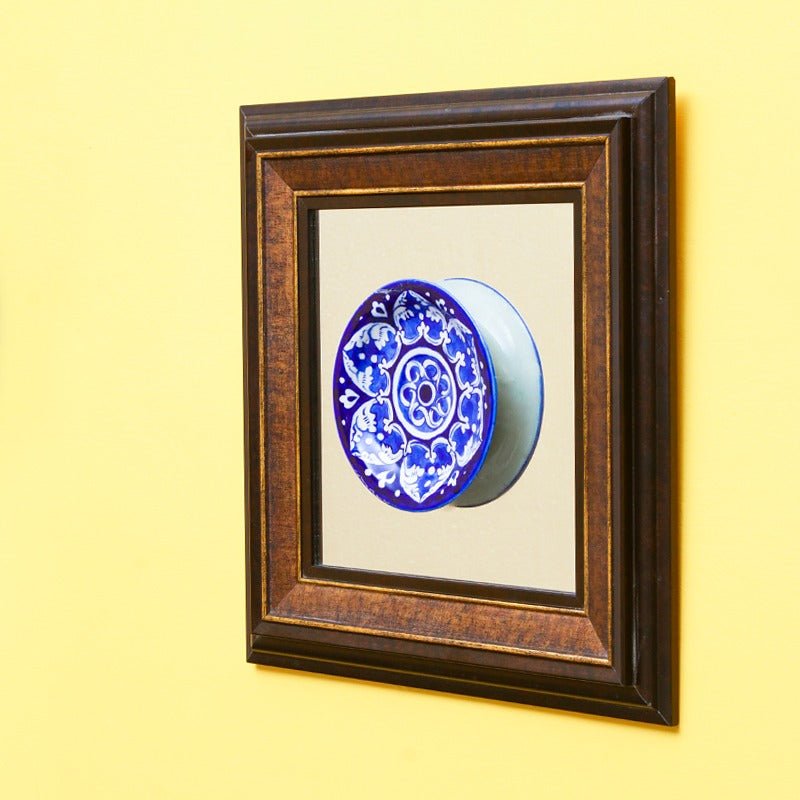 Antique felicity Frame-Blue pottery | Home Décor | Waseeh Pakistan