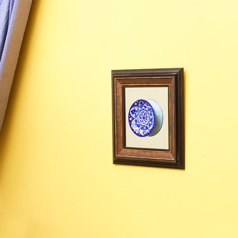 Antique felicity Frame-Blue pottery | Home Décor | Waseeh Pakistan