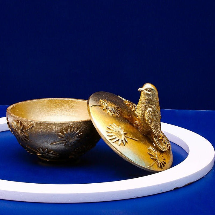 Antique Golden Storage Box | Home Décor | Waseeh Pakistan