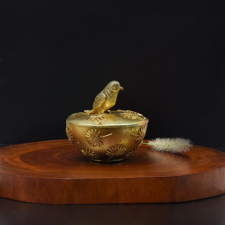 Antique Golden Storage Box | Home Décor | Waseeh Pakistan