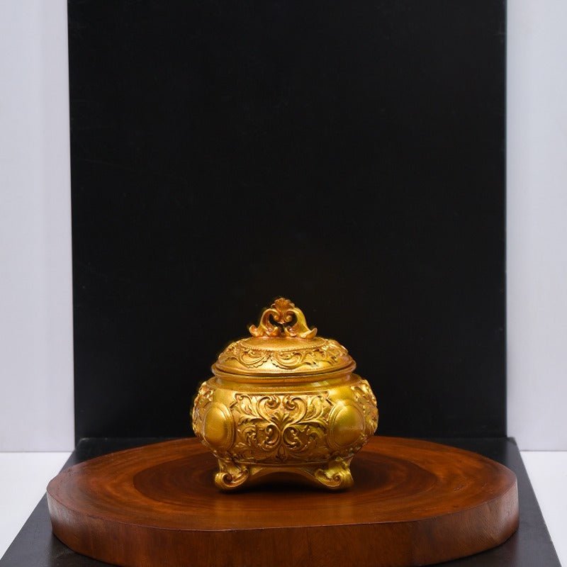 Antique Golden Storage Box | Home Décor | Waseeh Pakistan
