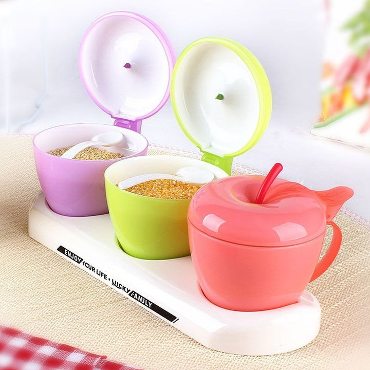 Apple Shape Seasoning Spice Jars | kitchen item | Waseeh Pakistan