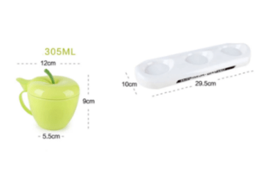 Apple Shape Seasoning Spice Jars | kitchen item | Waseeh Pakistan
