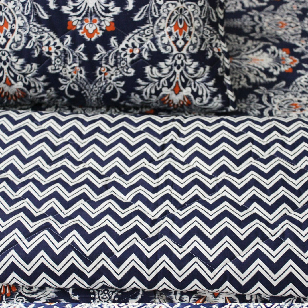 Arabesque - Cotton Bed Spread Set - 6 pc | Home Décor | Waseeh Pakistan