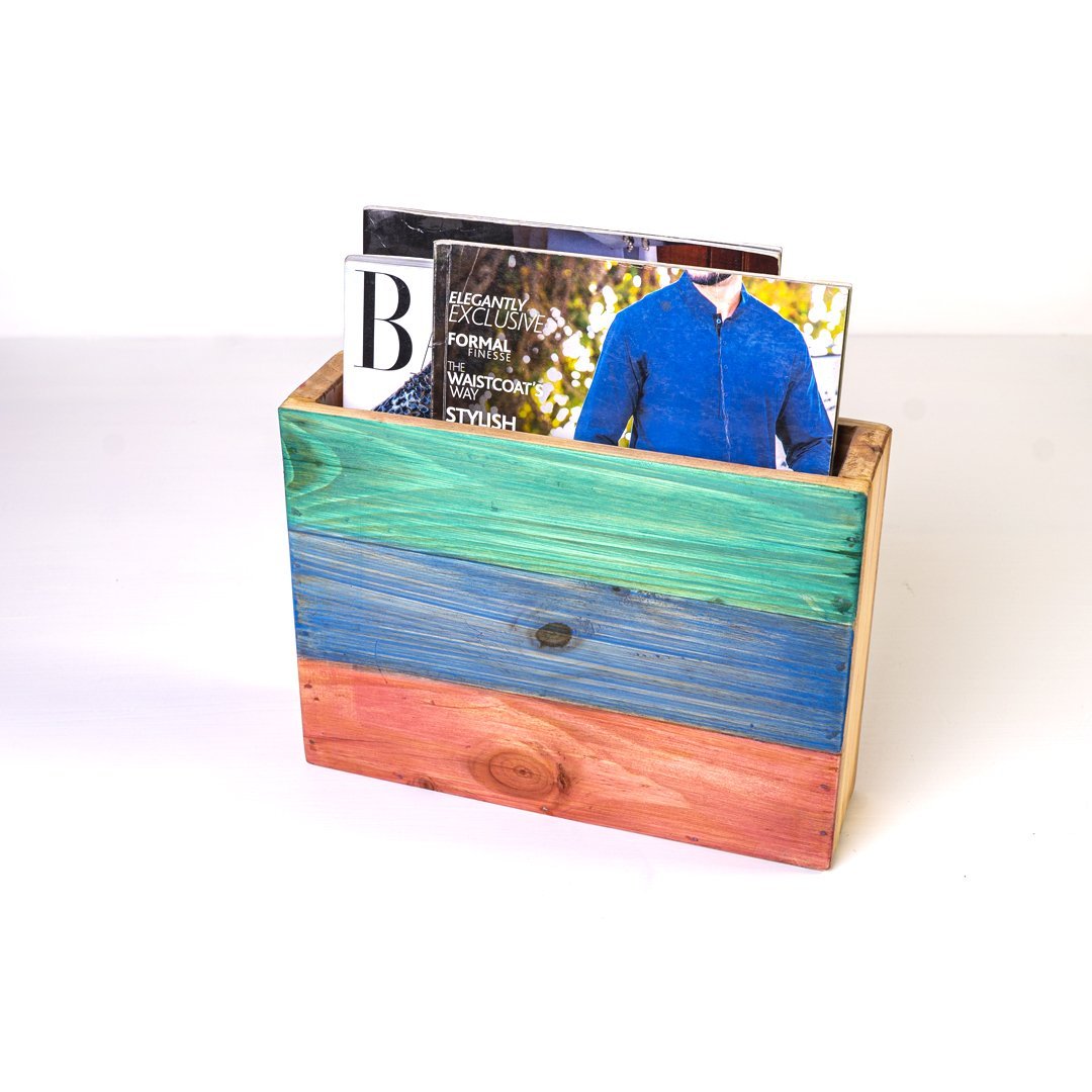 Arc Floor Solid Wood Book Newspaper Storage Organizer | Not Sale FB | Waseeh Pakistan