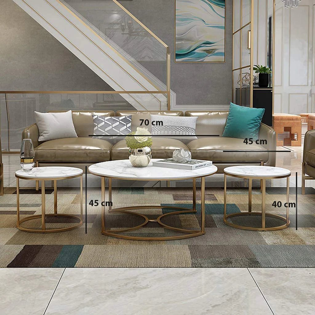 Arven Nesting Center Tables (Set of 3) | Furniture | Waseeh Pakistan