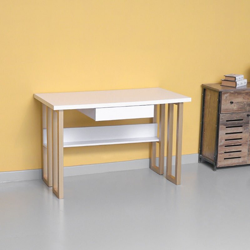 Assault Gold Rectangular Home Office Work Computer Desk Drawer Table - Special | Furniture | Waseeh Pakistan