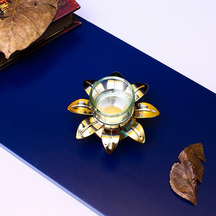 Autumn Leaves Candle Holder | Home Décor | Waseeh Pakistan