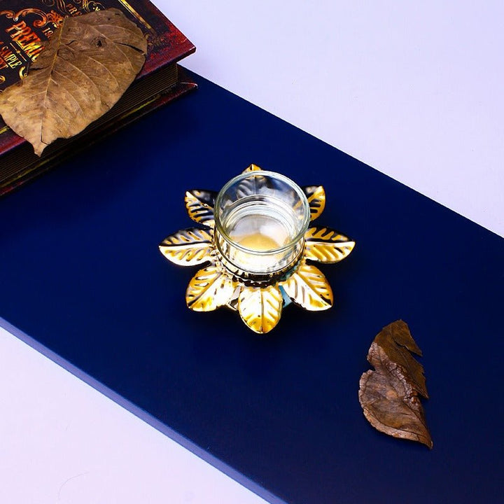Autumn Leaves Candle Holder | Home Décor | Waseeh Pakistan