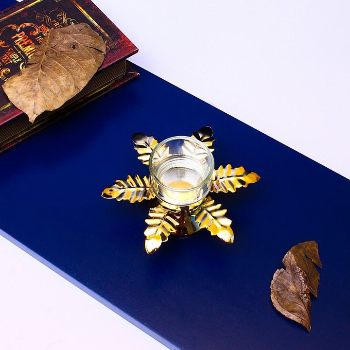 Autumn Leaves Candle Holder | Home Décor | Waseeh Pakistan