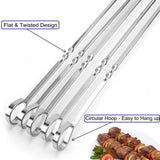 BBQ Skewer Stainless Steel (6 Pcs) - waseeh.com