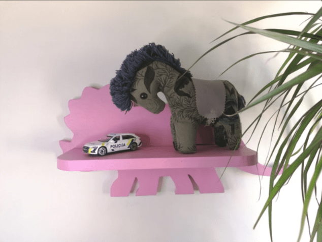 Baby Dino Girls Boys Kids Bedroom Floating Organizer Shelve Decor | Furniture | Waseeh Pakistan
