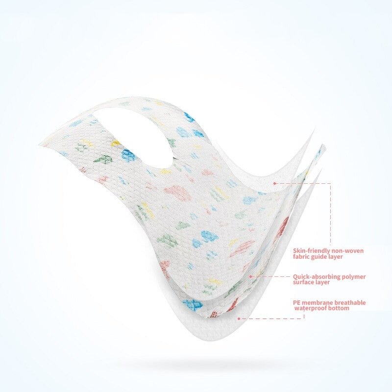 Baby Disposable Bibs (20 pcs) | Mix &amp; Match | Waseeh Pakistan