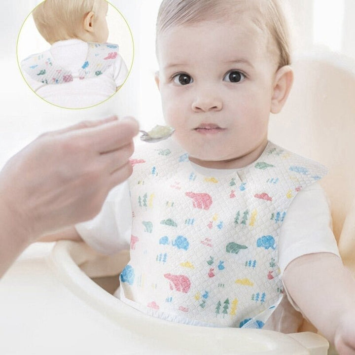 Baby Disposable Bibs (20 pcs) | Mix &amp; Match | Waseeh Pakistan