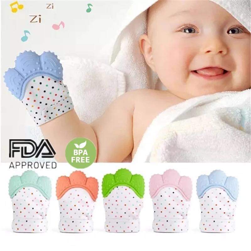 Baby Teething Silicone Mitts | | Waseeh Pakistan