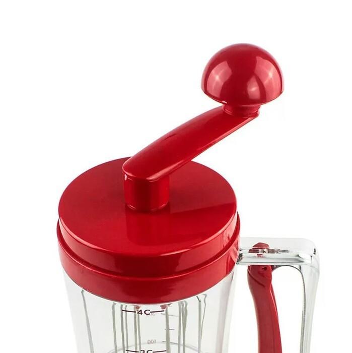 Bakeware 3-in-1 Manual Mixer Batter Dispenser for Cupcakes Muffin Cake Waffles Pancake Machine with Measurement Cookie Tools 010 | kitchen item | Waseeh Pakistan