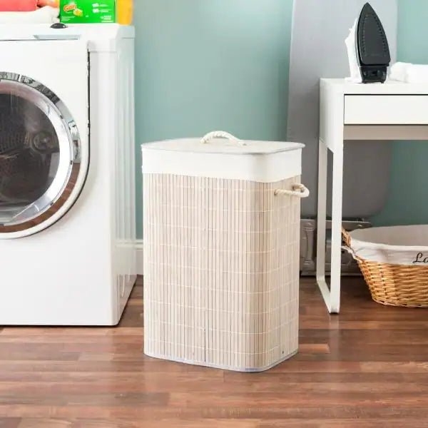 Bamboo Laundry Hamper (Square) | Mix & Match | Waseeh Pakistan