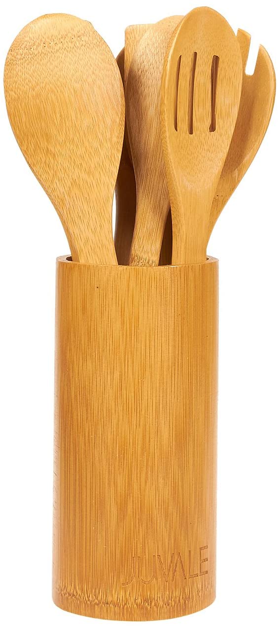 Bamboo Spoon Utensils (7 Pcs) | kitchen item | Waseeh Pakistan