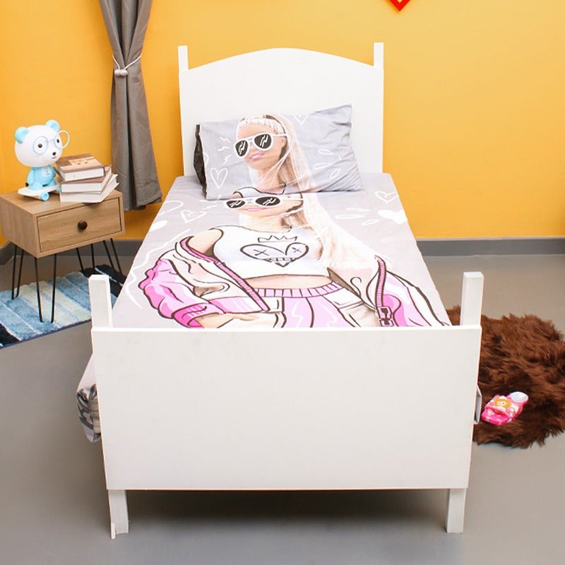 Barbie "Fashion Floor" Bedsheet | Home Décor | Waseeh Pakistan