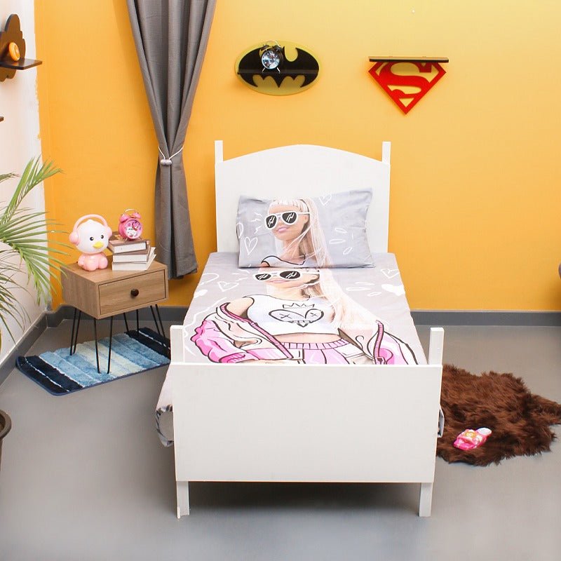 Barbie "Fashion Floor" Bedsheet | Home Décor | Waseeh Pakistan