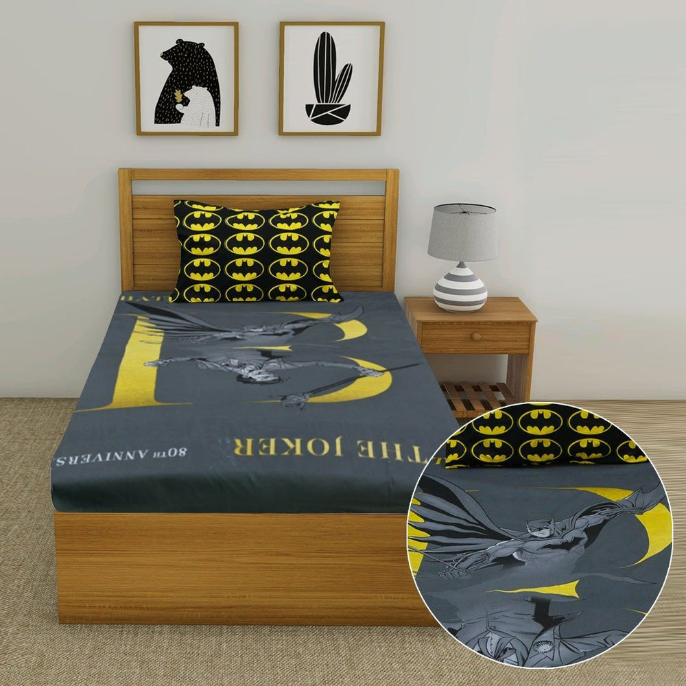 Bat Man & Joker Bedsheet | Home Décor | Waseeh Pakistan