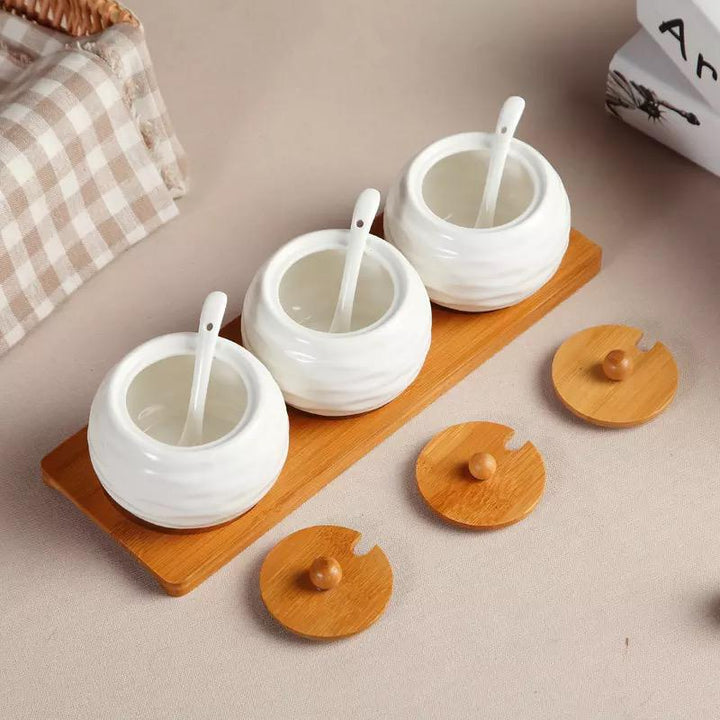 Beli Sugar Jars (pack of 3) | kitchen item | Waseeh Pakistan