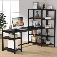 Space Savin Modern Computer Work Station Desk Organizer Table - waseeh.com