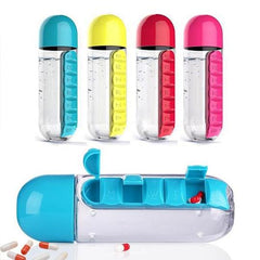 Pill & Vitamin Organizer Water Bottle - waseeh.com