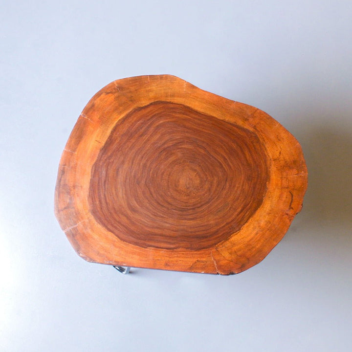 Billet Wooden Log Hairpin Bedside Centre Lounge Table | Furniture | Waseeh Pakistan