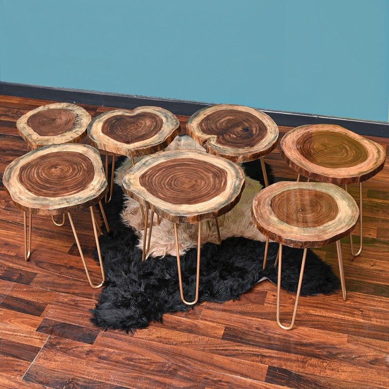 Billet Wooden Log Hairpin Table (Epoxy Build) | Furniture | Waseeh Pakistan
