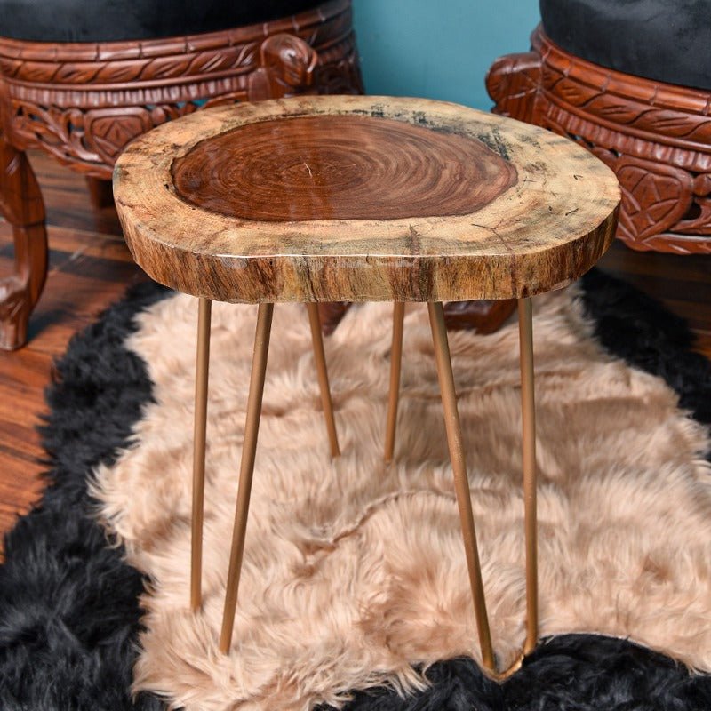 Billet Wooden Log Hairpin Table (Epoxy Build) | Furniture | Waseeh Pakistan