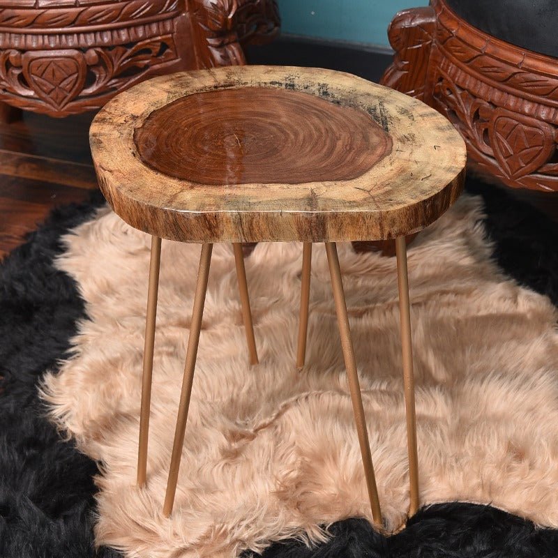 Billet Wooden Log Hairpin Table (Epoxy Build) | Furniture | Waseeh Pakistan