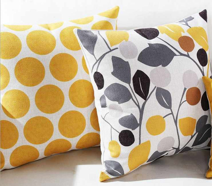 Biloba Mix Cushion Covers (Set of 8) | Home Décor | Waseeh Pakistan