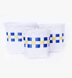 Braided Basket (set of 3) - Square - waseeh.com