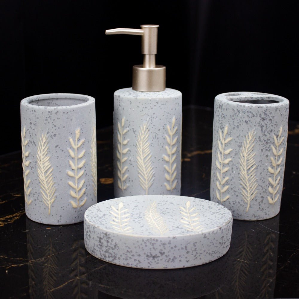 Bloomy Fields Bathroom Set | Home Décor | Waseeh Pakistan