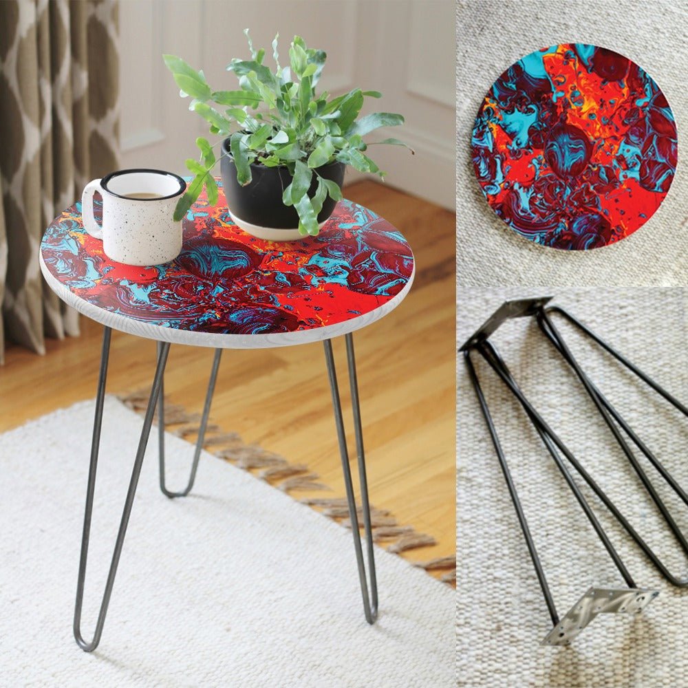 Bloomy Universe Living Lounge Center Side Hairpin Table | Furniture | Waseeh Pakistan