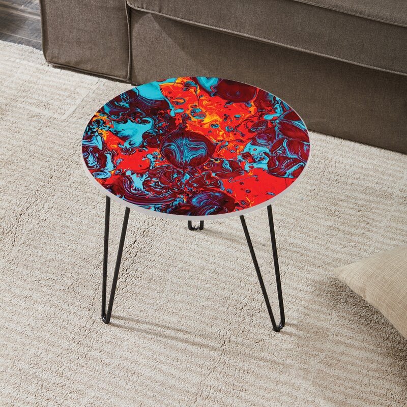 Bloomy Universe Living Lounge Center Side Hairpin Table | Furniture | Waseeh Pakistan