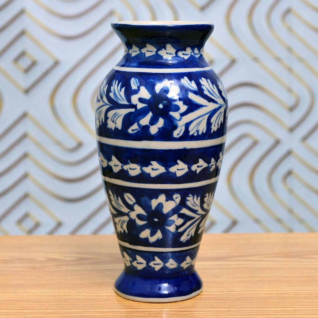 Blue Felicity Vase Blue-pottery | Home Décor | Waseeh Pakistan