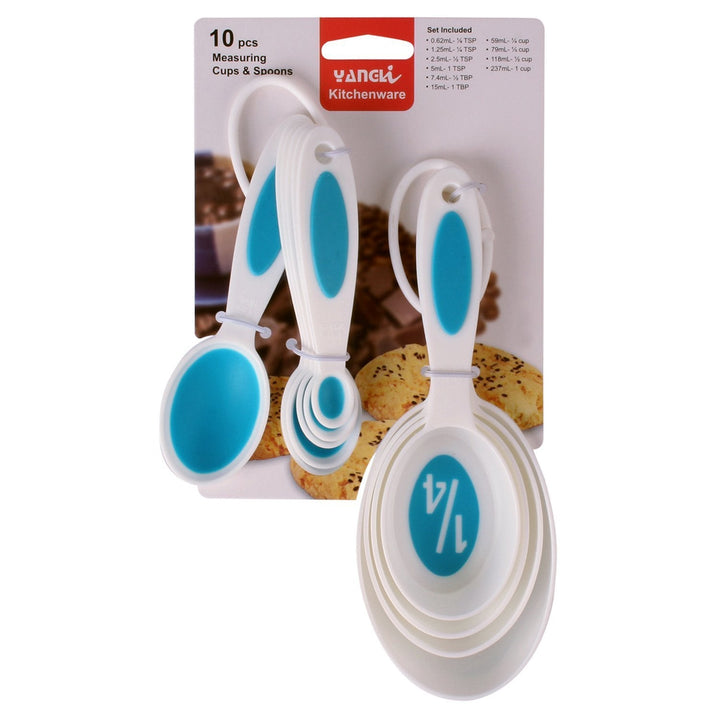 Bonanza Measuring Cup &amp; Spoon Set (10 Piece) | kitchen item | Waseeh Pakistan
