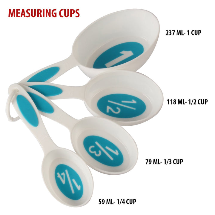 Bonanza Measuring Cup &amp; Spoon Set (10 Piece) | kitchen item | Waseeh Pakistan
