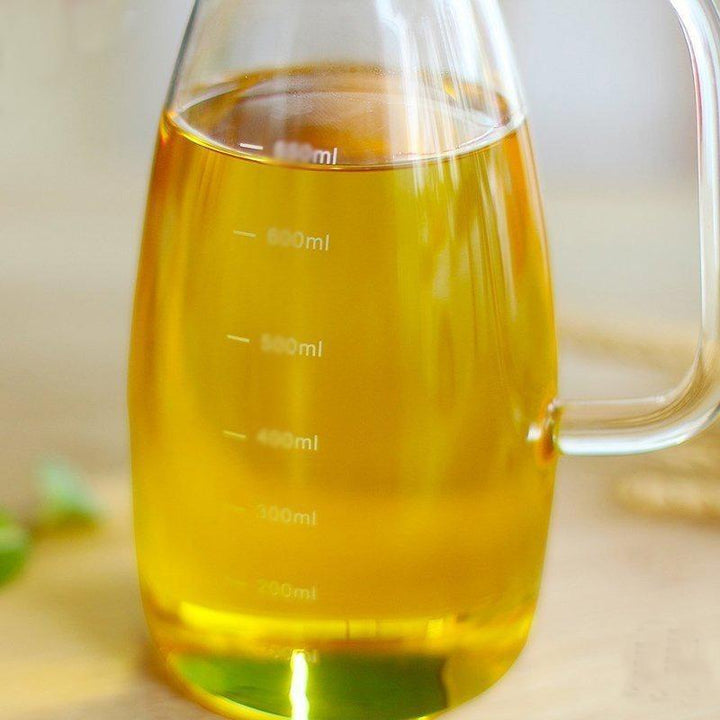 Borosilicate Glass Oil Jug | kitchen item | Waseeh Pakistan