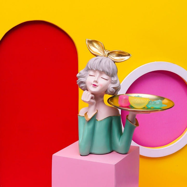 Bow Girl Sculpture | Home Décor | Waseeh Pakistan