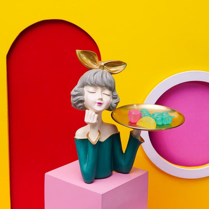 Bow Girl Sculpture | Home Décor | Waseeh Pakistan